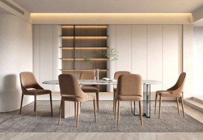 现代餐厅3D模型下载